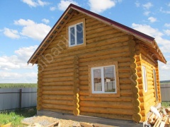 Дом 6×6 м в чашу, 36 м²
