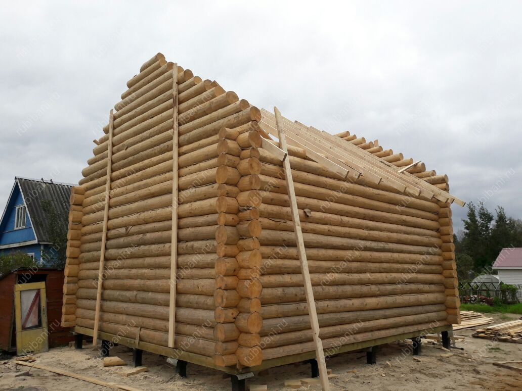 Дом 6 на 9, сруб в чашу — фото 2 Дом 6 на 9, сруб в чашу — фото 2