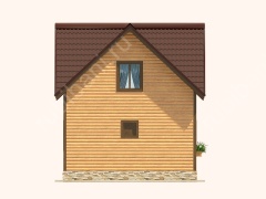 Баня из бруса 6×8 (Б-66), 48 м²