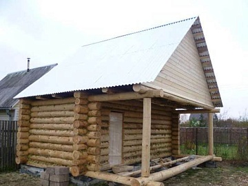 Баня 4 на 4 с парилкой 16 м²