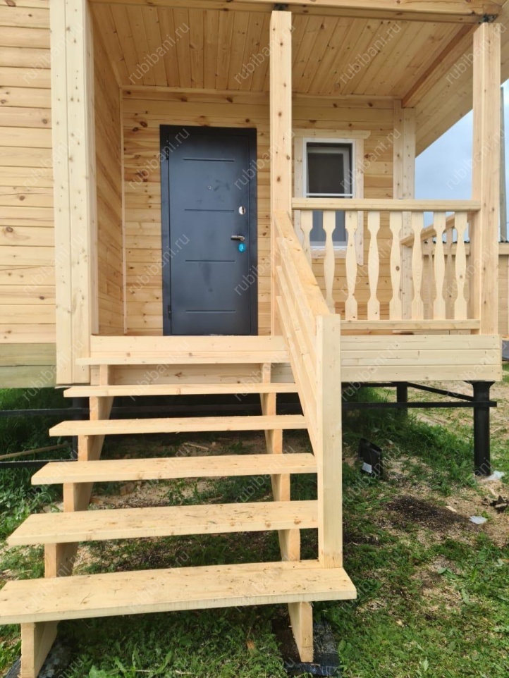 Баня из бруса 6 на 6 с верандой купить недорого — фото 4 Баня из бруса 6 на 6 с верандой купить недорого — фото 4