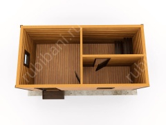 Баня из бруса 3×6 (Б-10), 18 м²