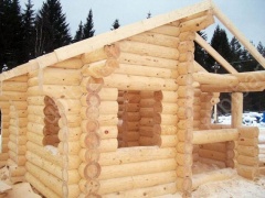 Дом 4×5 м в чашу, 20 м²