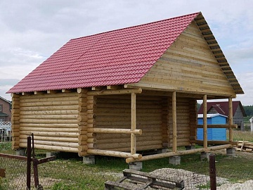 Русская баня 6 на 4 24 м²
