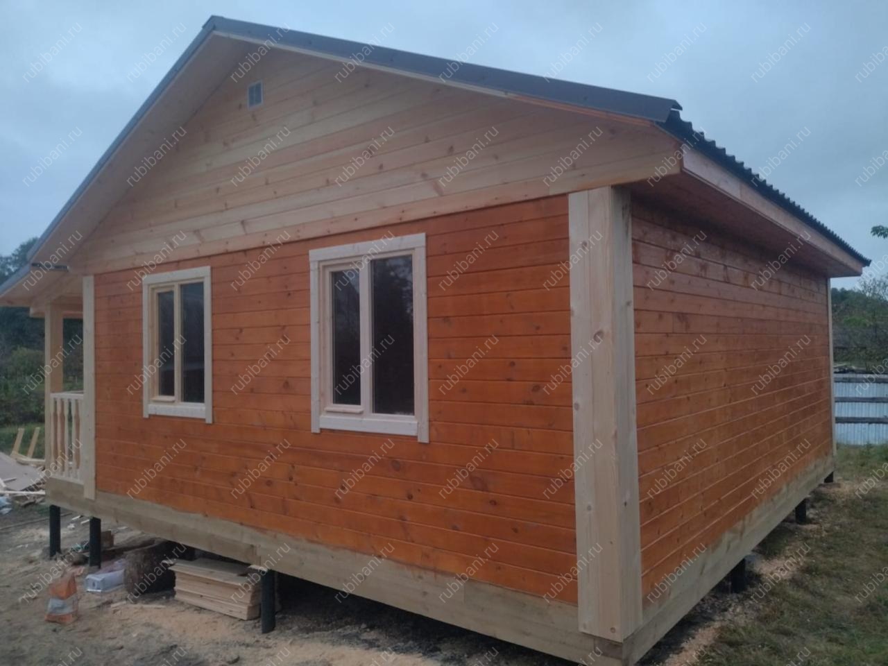 Баня из бруса под ключ 6×7 — фото 2 Баня из бруса под ключ 6×7 — фото 2