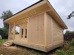 Баня из бруса 5×8 (Б-144), 40 м²