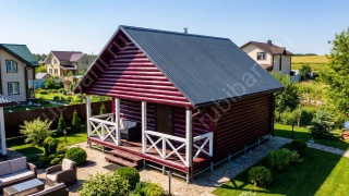 Баня 6×6 под ключ, 36 м²