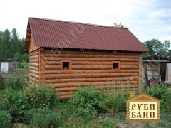 Баня 3 на 5 с туалетом 15 м²