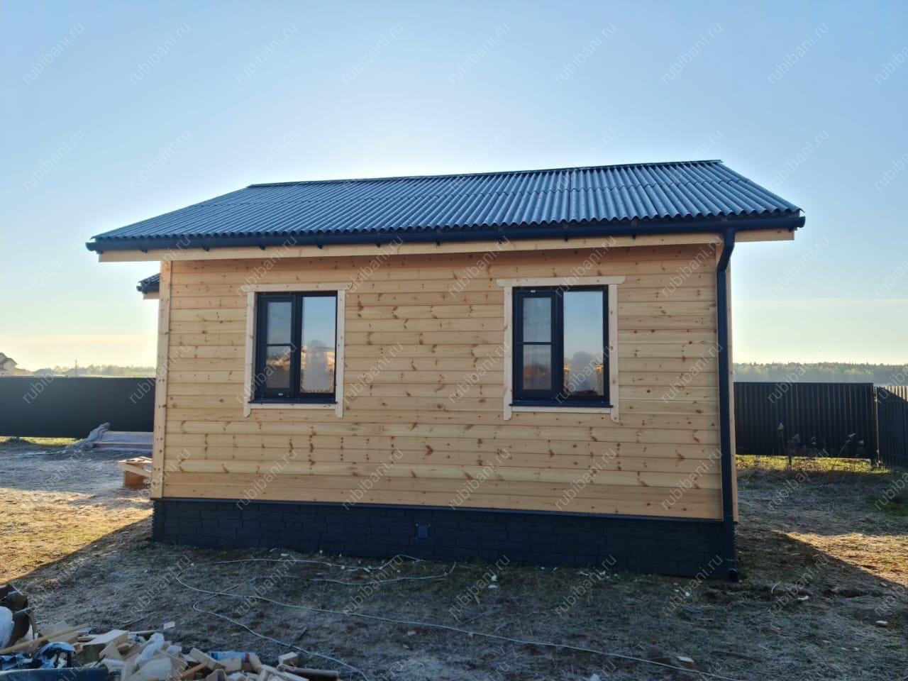 Баня под ключ 7х7 с крыльцом — фото 2 Баня под ключ 7х7 с крыльцом — фото 2